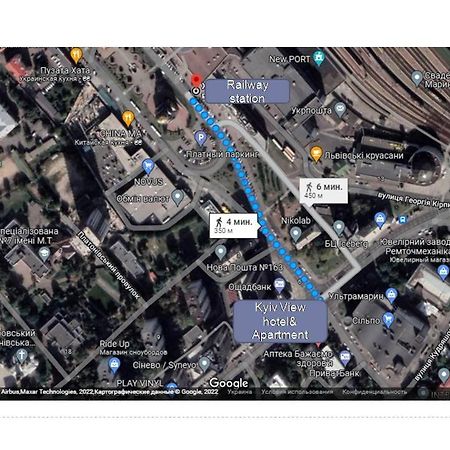 קייב View Smart Apartment Kvartet Railway Station 4D מראה חיצוני תמונה